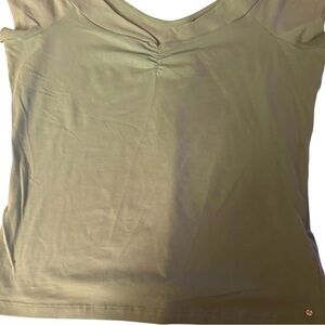 Guess Blue Sweetheart Neckline TShirt sz XL